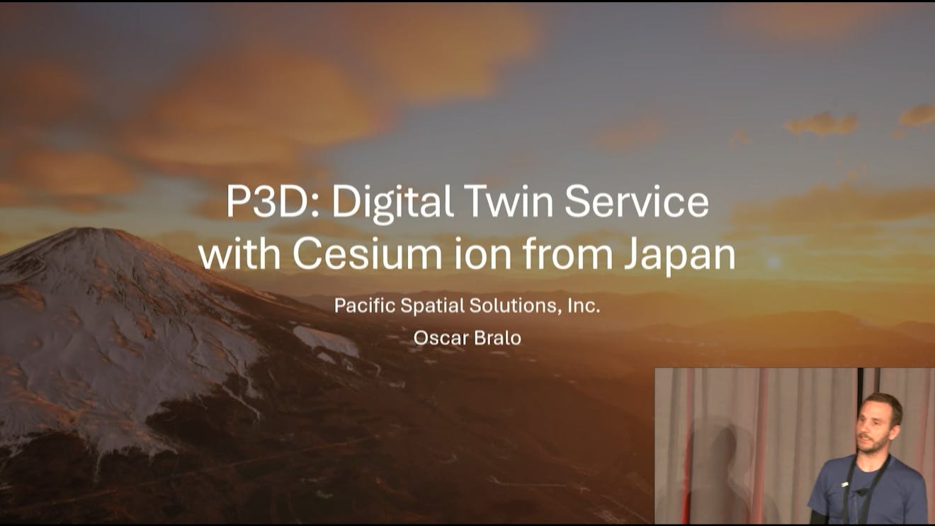 2025 Cesium Developer Conference: P3D: Digital Twin Service with Cesium ion from Japan