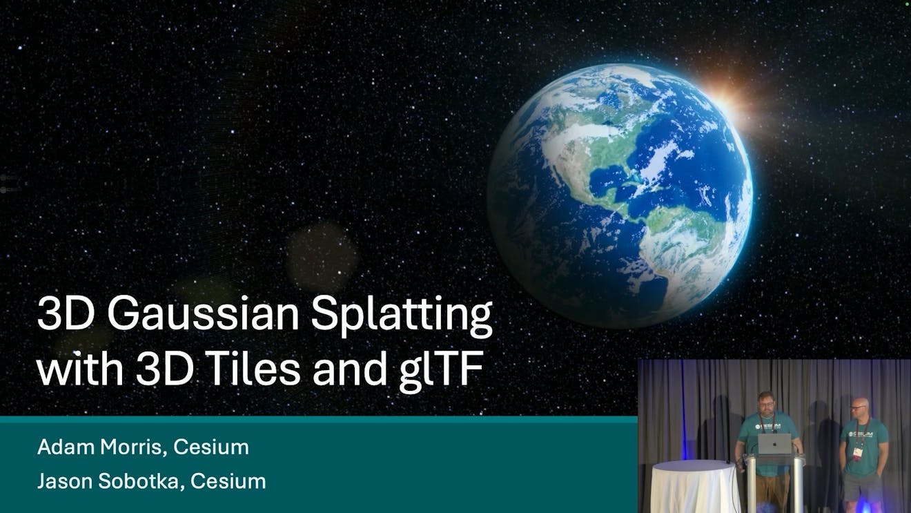 2025 Cesium Developer Conference: Gaussian Splatting with 3D Tiles and glTF