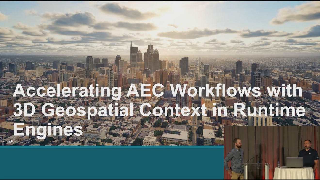2025 Cesium Developer Conference: Accelerating AEC Workflows with 3D Geospatial Context in Runtime Engines