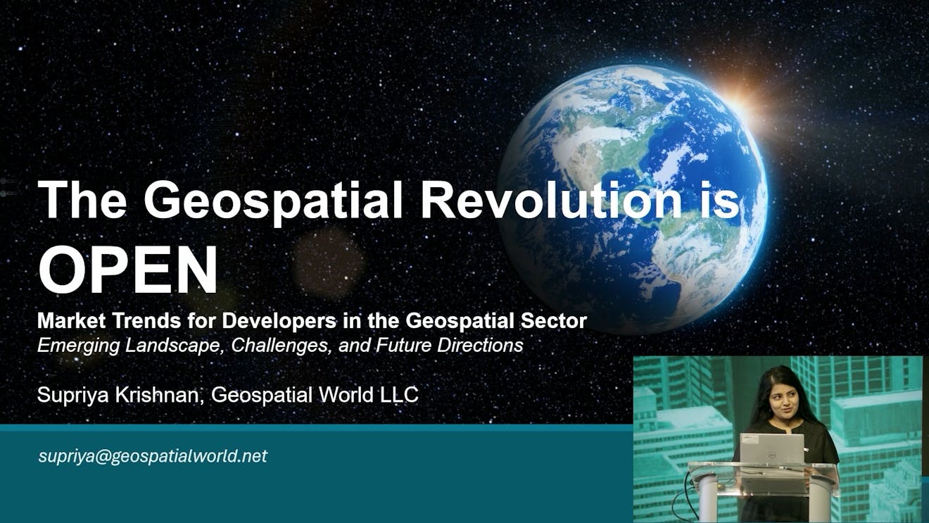 2025 Cesium Developer Conference: Market Trends for Developers in the Geospatial Sector: Emerging Landscape, Challenges, and Future Directions