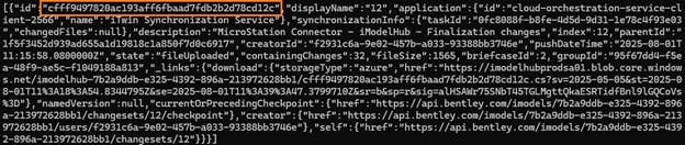 Tutorial: Visualizing iTwin Design Options in CesiumJS. Using the iTwin CLI, get the latest changeset ID.