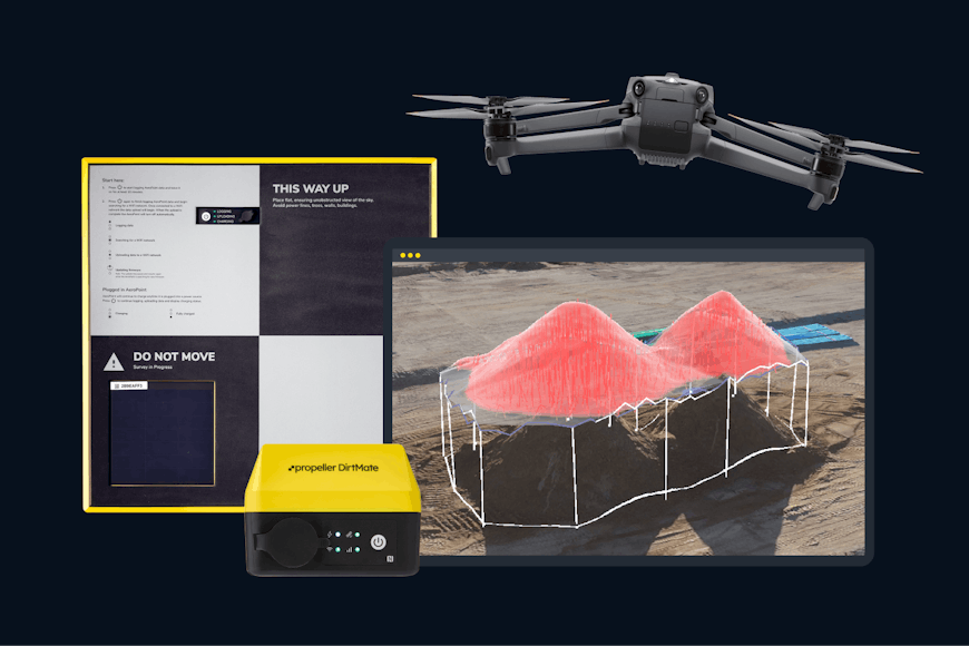 Workflow for drone surveys and processing and Propeller