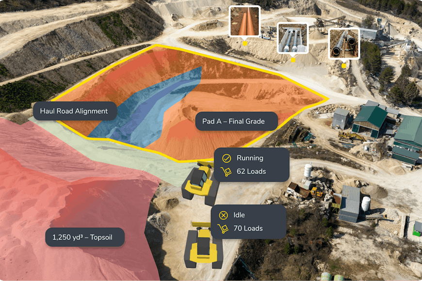 Earthworks analysis in Propeller platform