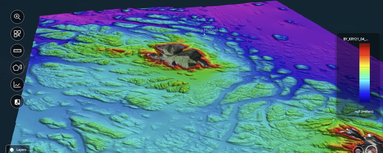 Skellig Michael, Ireland, in Absolute Ocean. Courtesy Terradepth.