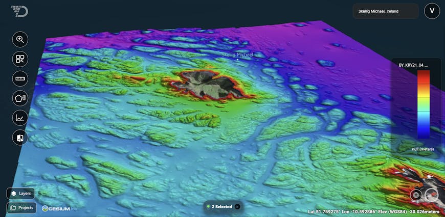 Skellig Michael, Ireland, in Absolute Ocean. Courtesy Terradepth.