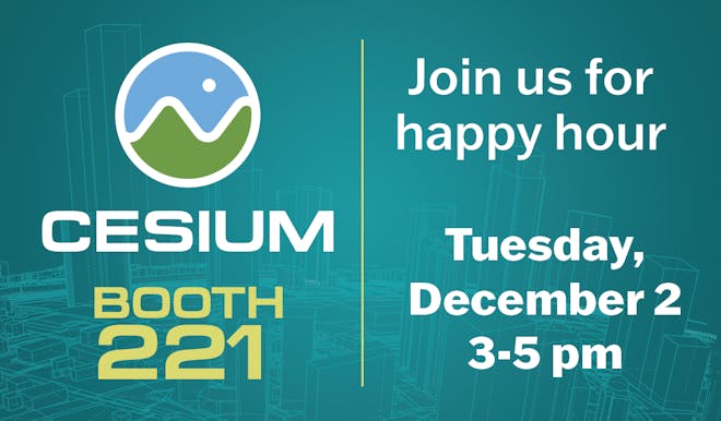 Join us for happy hour: Tuesday, December 2, 3-5 p.m. Booth 221.