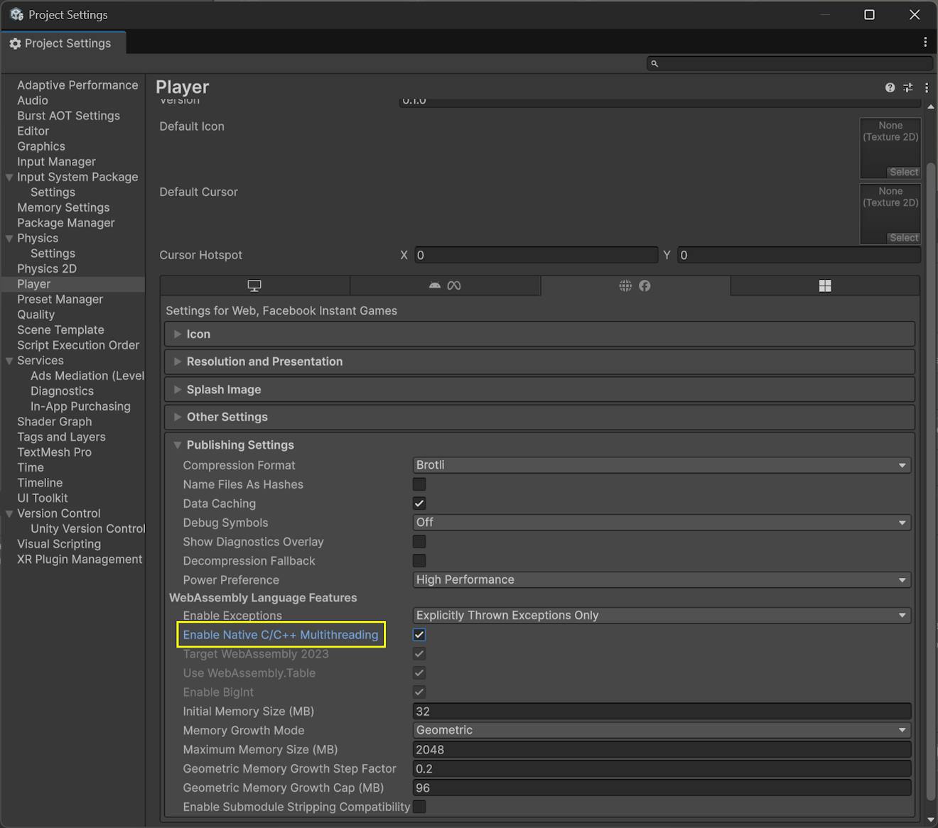 Enable Native C/C++ Multithreading