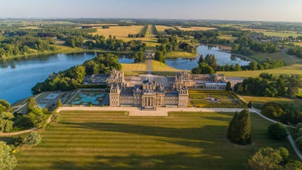 Overhead photo of Blenheim Palace