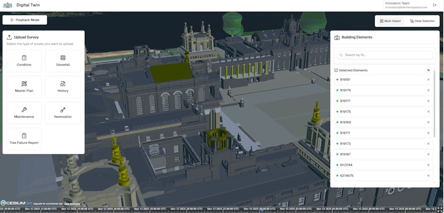Revit model of Blenheim Palace