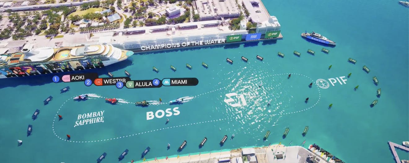 E1 race in Miami by BADASS Studios