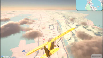 Web CPU Unity Cesium Flight