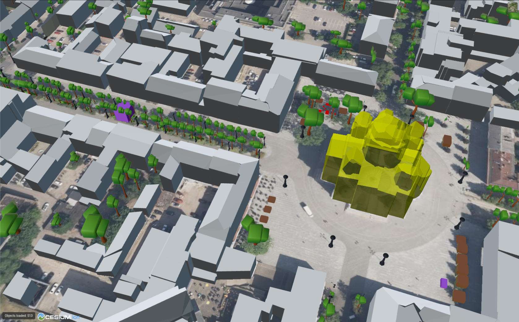 Matom.AI 3D city model of Kaunas Lithuania