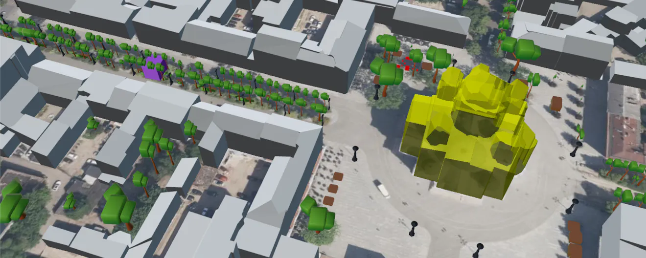 Matom.AI 3D city model of Kaunas Lithuania