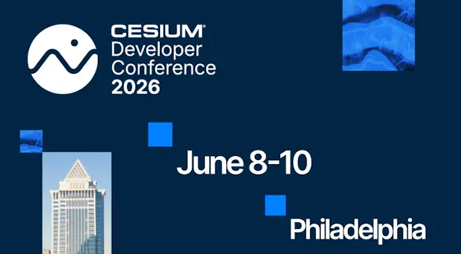 Cesium Developer Conference 2026. June 8-10. Philadelphia.