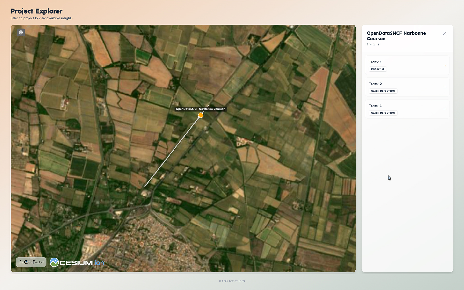 The Cross Product CesiumJS viewer