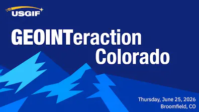 USGIF GEOINTeraction Colorado. Thursday, June 25, 2026. Broomfield, CO.