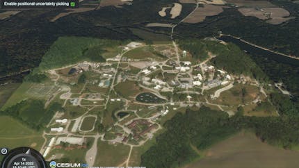 Screenshot of 3D Tiles Next Uncertainty picking demo