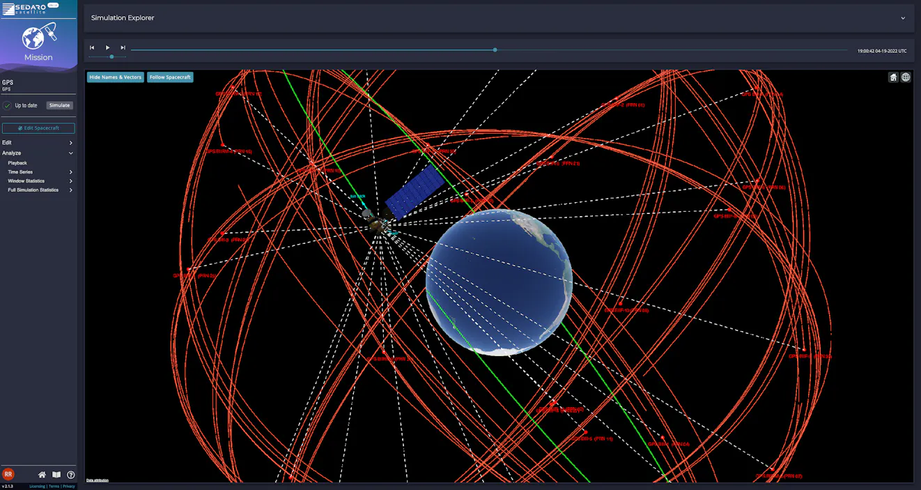 Sedaro Satellite Visualizes Spacecraft Digital Twins in CesiumJS – Cesium