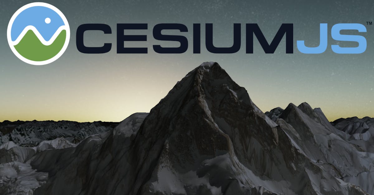 CesiumJS: Intermediate Applications – Cesium