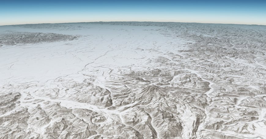 Mount Rainier in CesiumJS with ArcGIS World Hillshade imagery and Cesium World Terrain