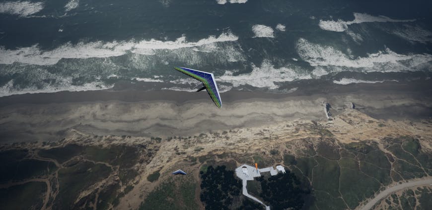 Hang glider in Freeflight Experience