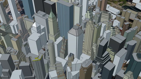 NYC in Cesium OSM Buildings