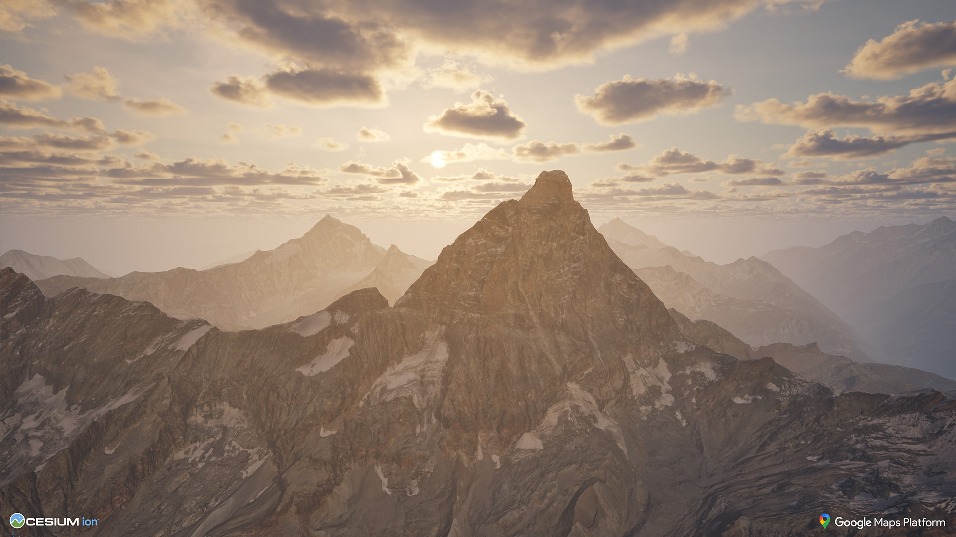 Matterhorn: Google Photorealistic 3D Tiles in Unreal Engine