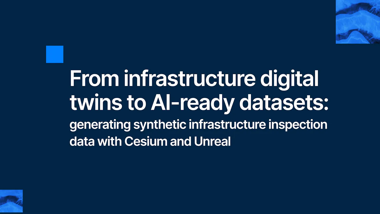 From infrastructure digital twins to AI-ready datasets: generating synthetic infrastructure inspection data with Cesium and Unreal