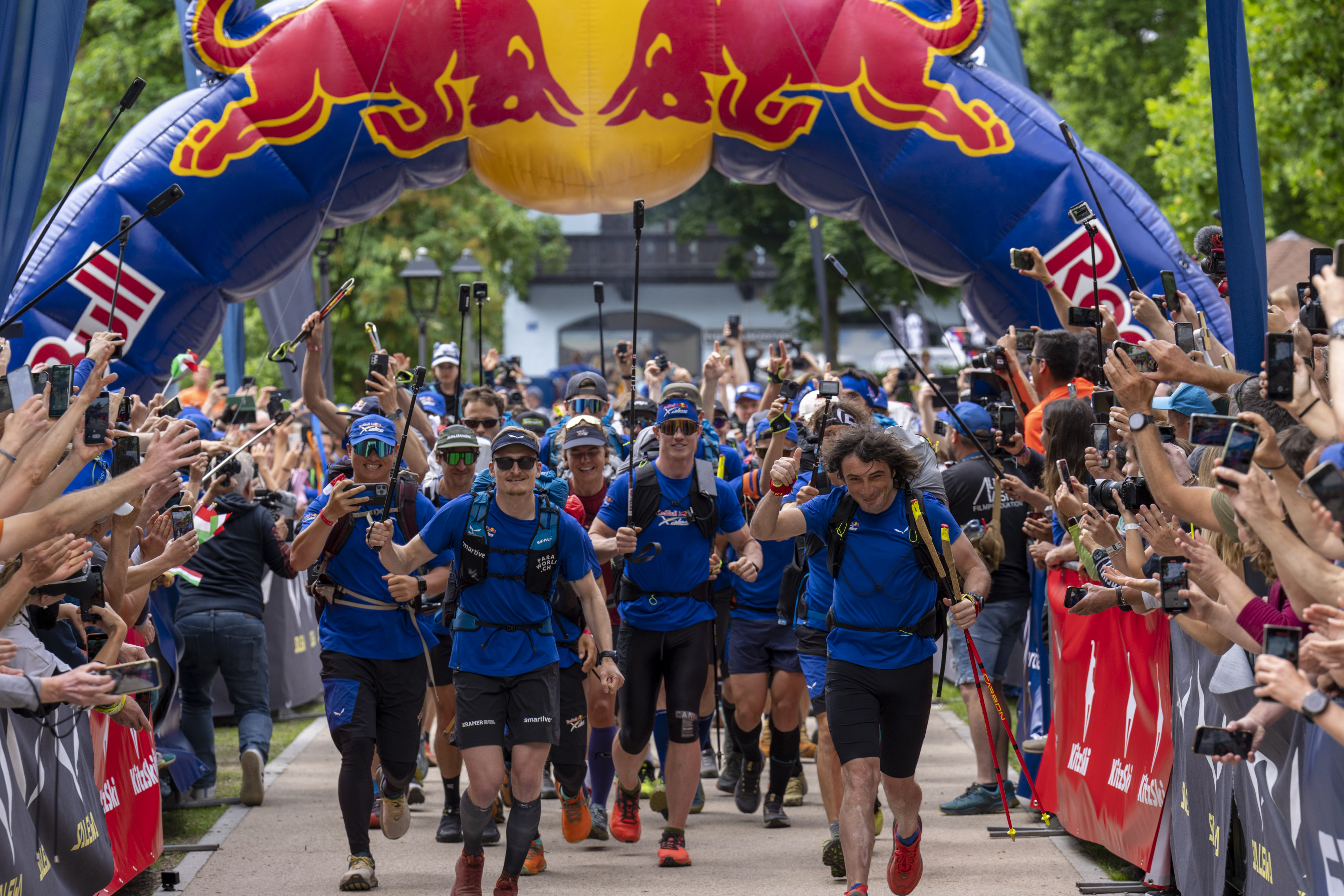 Athletes in Red Bull X-Alps