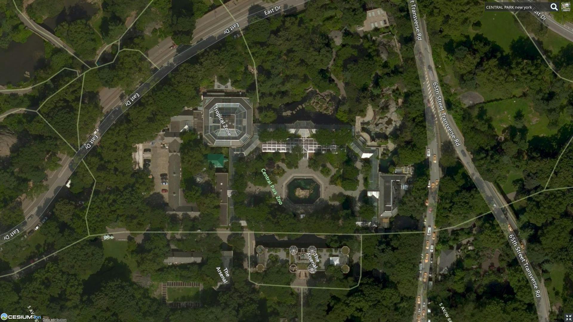 bing aerial view of address