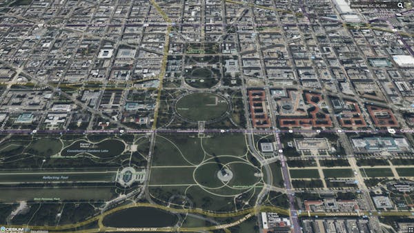 High resolution satellite imagery of Washington DC