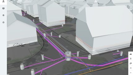 Underground structures and 3D building models in LUUCY