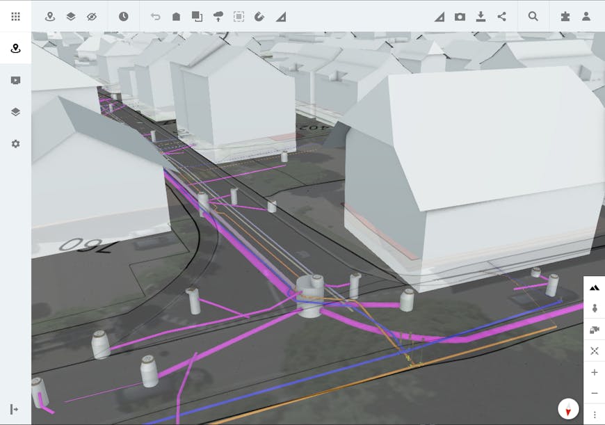 Underground structures and 3D building models in LUUCY