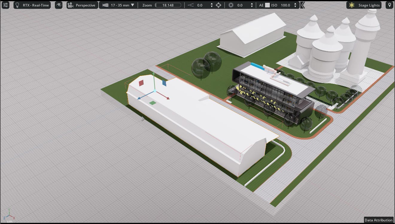 Cesium for Omniverse Graphisoft Archicad tutorial: Your Archicad content should now be loaded in the stage. However, it may not be completely visible. Press F to zoom extents.