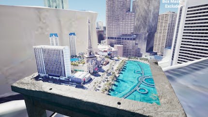 City of Las Vegas displayed on a tabletop in Cesium for Unreal
