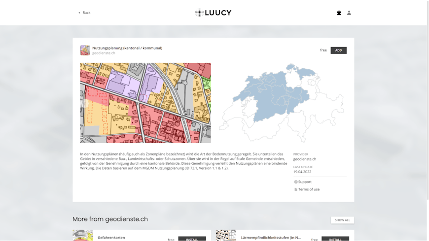 Gathering datasets in LUUCY