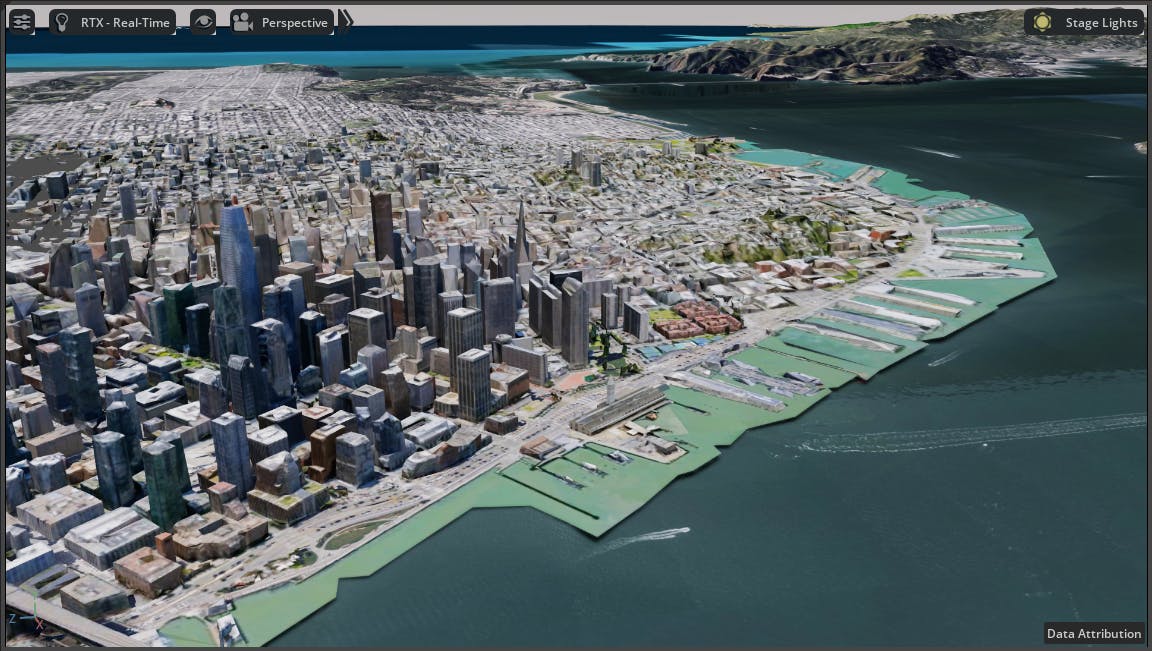 San Francisco photogrammetry data with increased level of detail