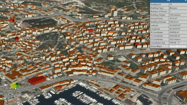 Çeşme 3D City Model, a 43,158 building CityGML dataset with three levels of detail and preserved attribute information.