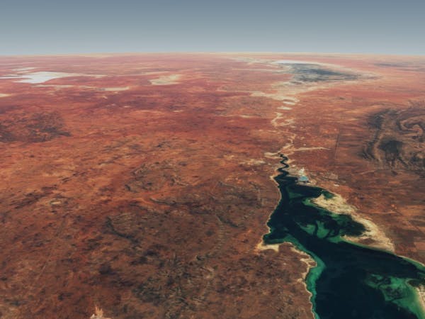 Sentinel-2 cloudless satellite imagery of Port Augusta in Southern Australia