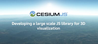 Gabby Getz presented "Developing a Large Scale JS Library for 3D Visualization"