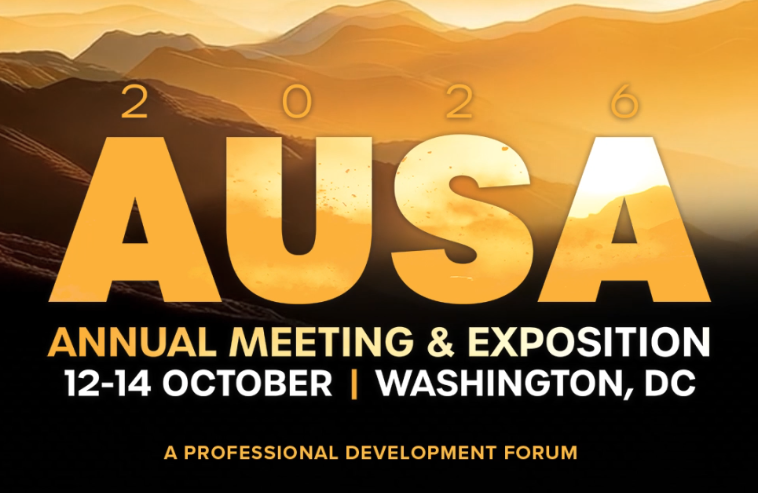 2026 AUSA annual meeting & exposition. 12-14 October. Washington, DC.