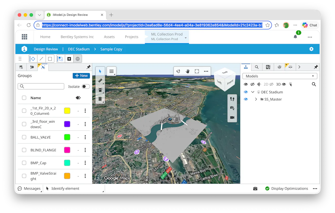 Infrastructure cloud iModel