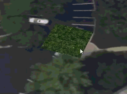 Constant LOD grass blending across scales
