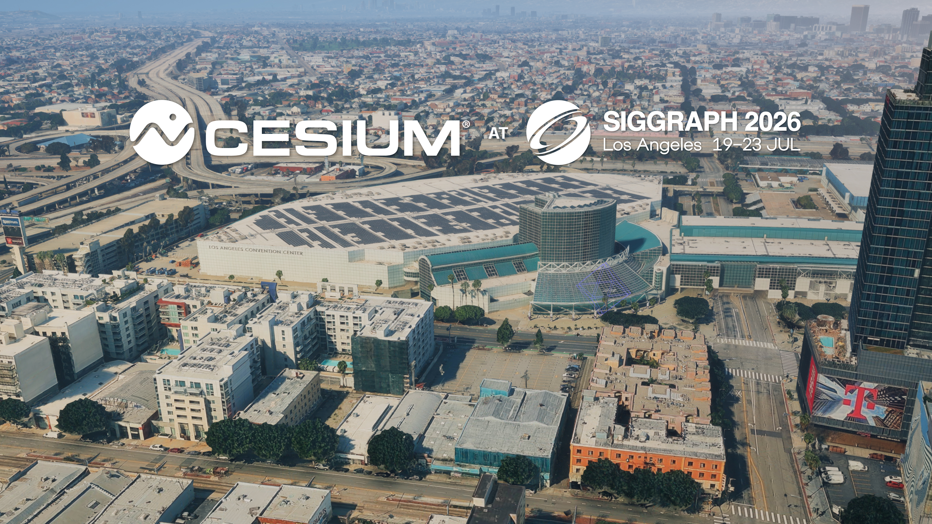 Cesium at SIGGRAPH 2026: Los Angeles. 19-23 July.