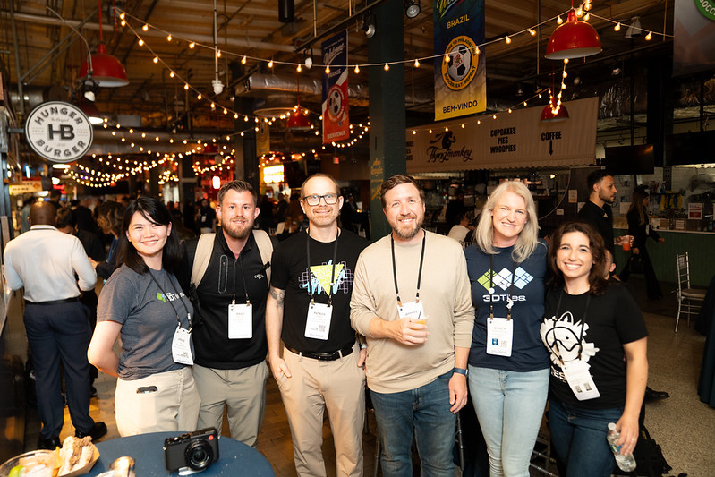Staff attendees at the closing party for 2026 DevCon
