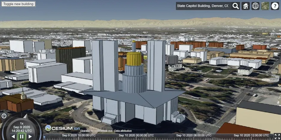 Visualize a Proposed Building in a 3D City – Cesium