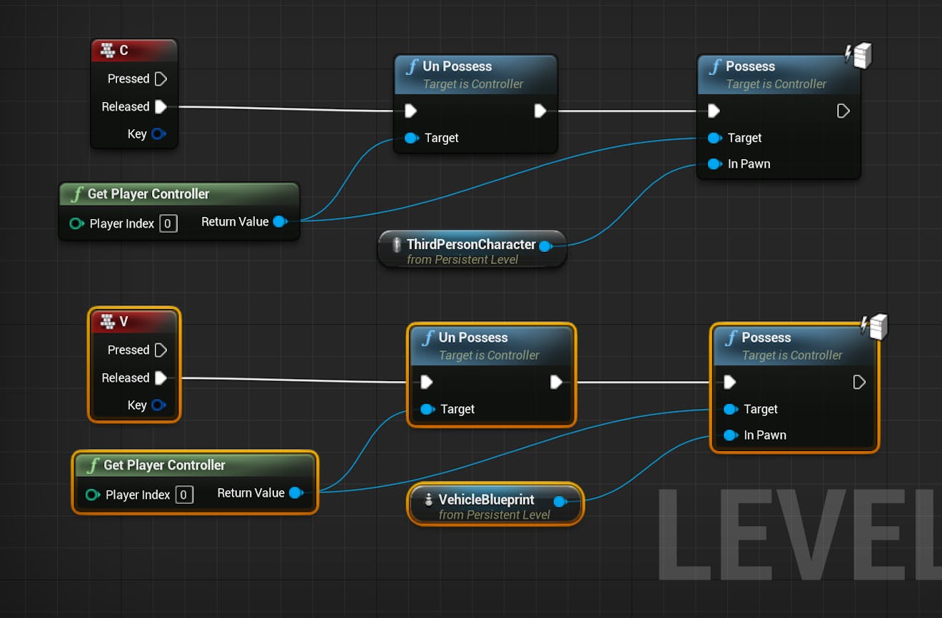 Cesium for Unreal controllers nodeSetupFull