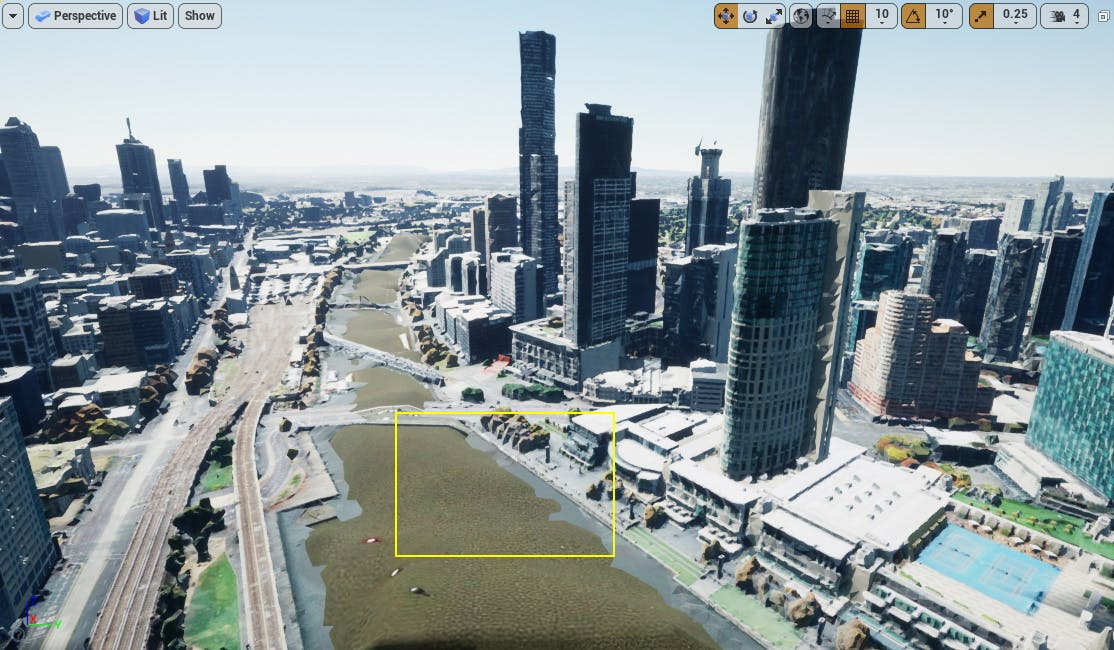 Cesium for Unreal photogrammetry terrain through