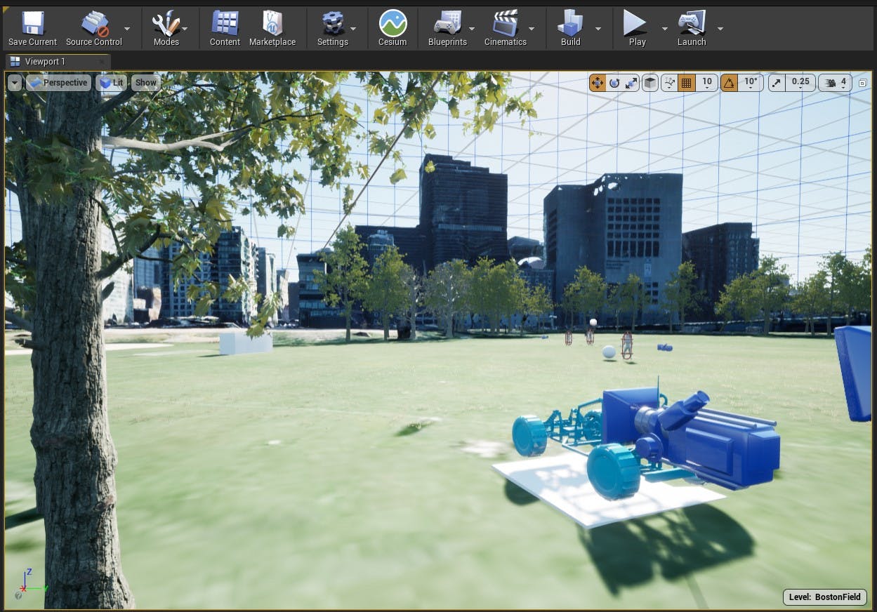 Cesium for Unreal sublevels boston sublevel