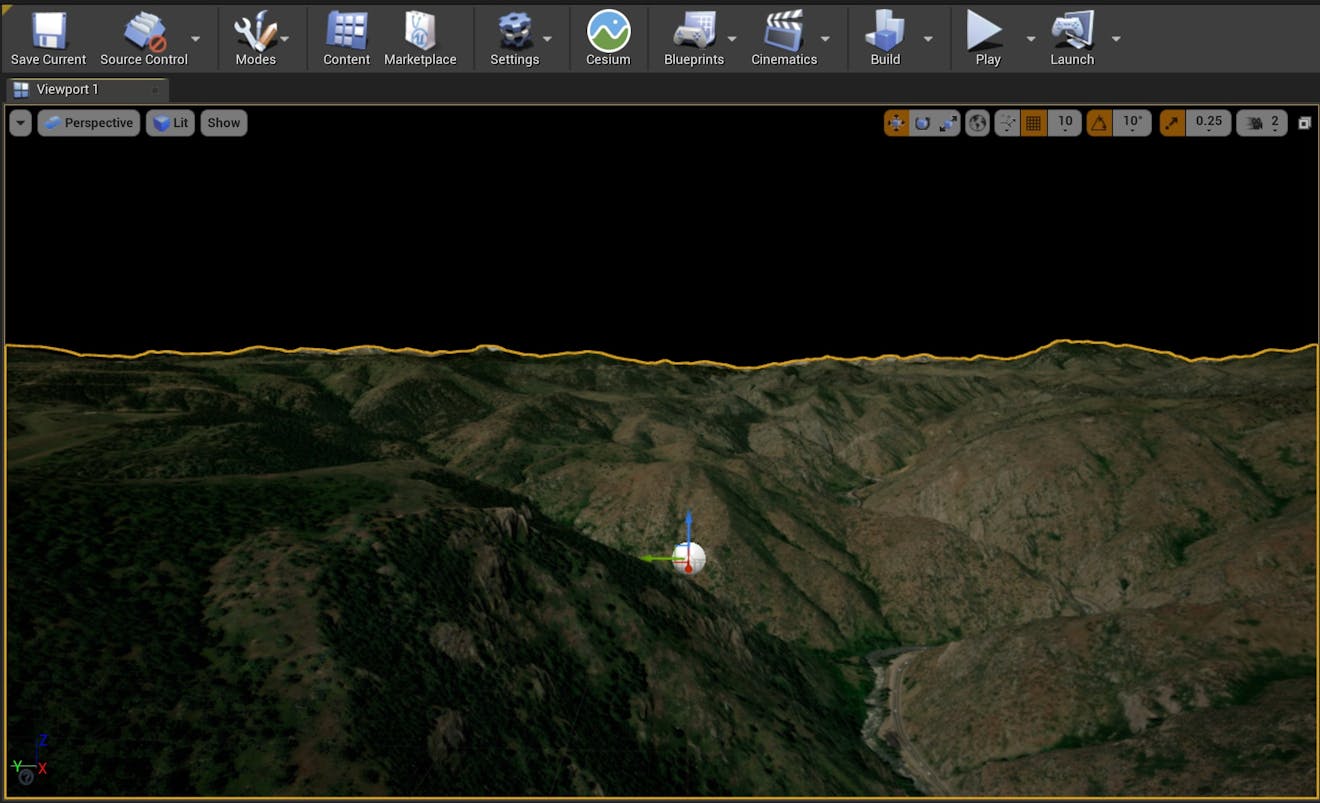 Cesium for Unreal sublevels cwt no light